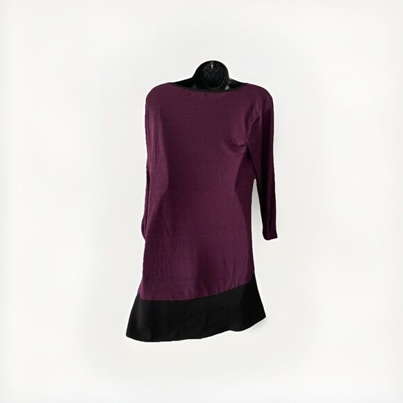 Maurice’s Womens Tunic Top Size Medium‎ Maroon/Black - Picture 4 of 7